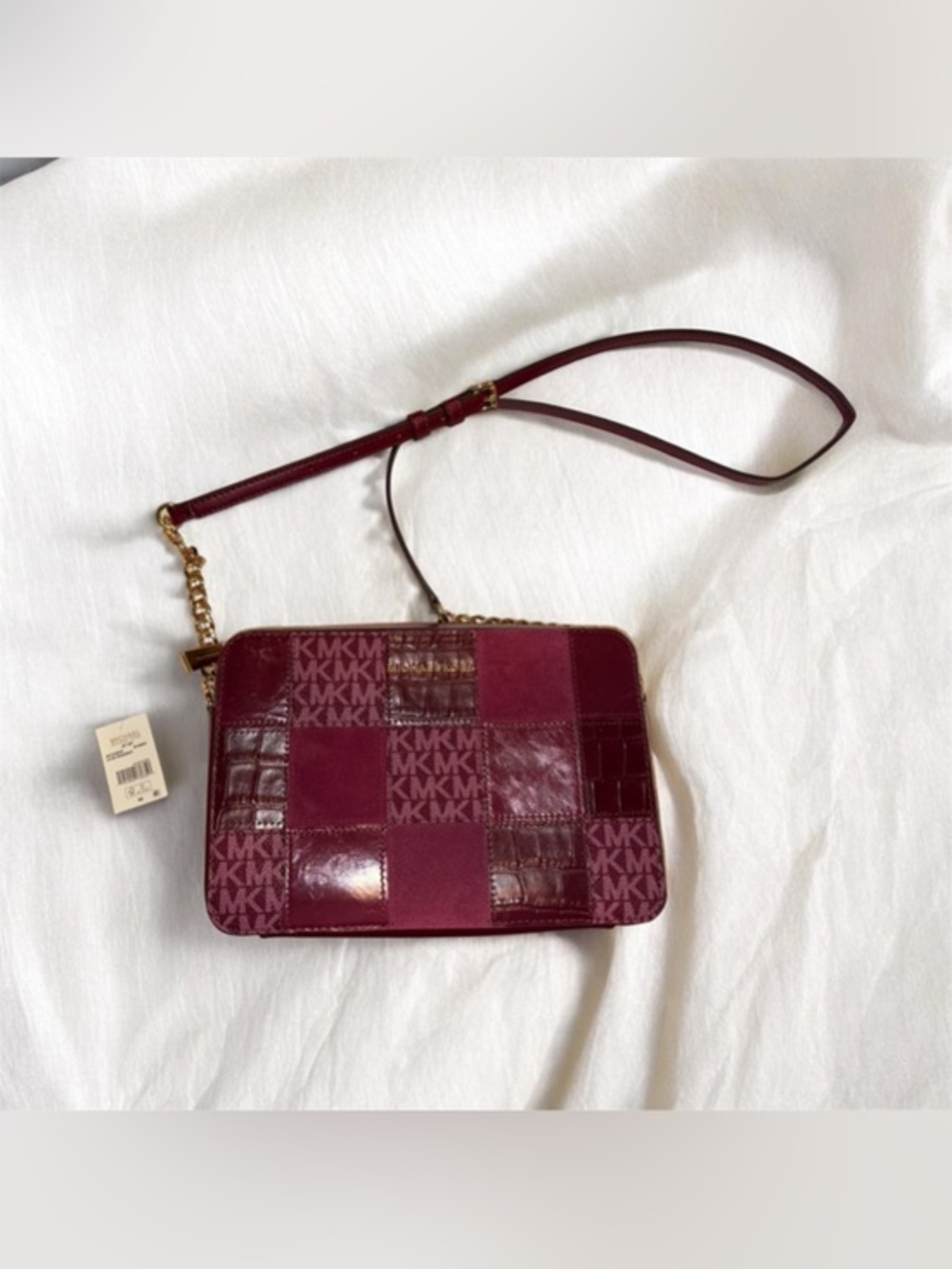 NWT - Michael Kors Jet Set Small Patchwork Leather Crossbody Bag